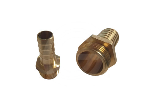 Brass suction hose connection